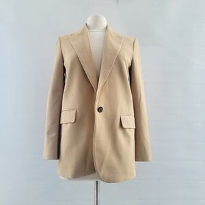 Zara Menswear Inspired Tailored Single Button Blazer Size XS Minimalist Academia